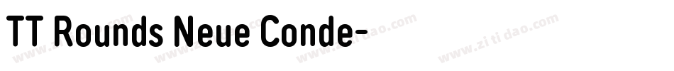 TT Rounds Neue Conde字体转换
